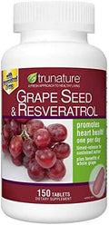 Trunature Grape Seed &amp Resveratrol 150 Softgels Bottle