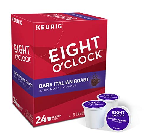 Eight O Clock Dark Italian Roast Single-Serve Keurig K-Cup Pods Dark Roast Coffee 120 Count (5 Boxes of 24 Pods)