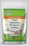 Chai Tanzania Peaberry Coffee (Gourmet Naturally Flavored Whole Coffee Beans) (8 oz ZIN: 548816)