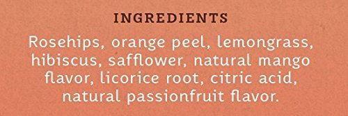 Stash Tea Mango Passionfruit Herbal Tea - Naturally Caffeine Free Non-GMO Project Verified Premium Tea with No Artificial Ingredients 20 Count (Pack of 6) - 120 Bags Total