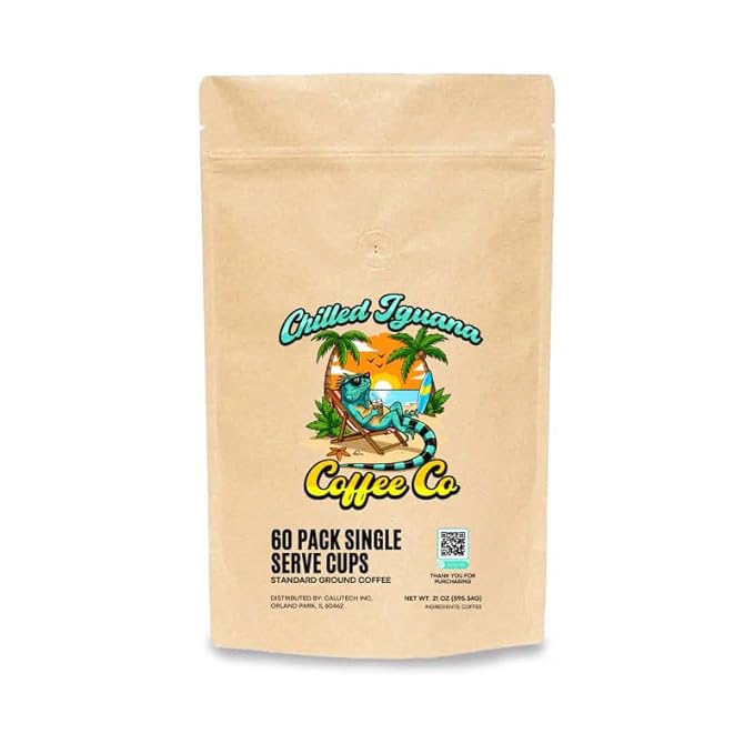 Chilled Iguana Coffee Co. - 60 Pack Single Serve Coffee Pods