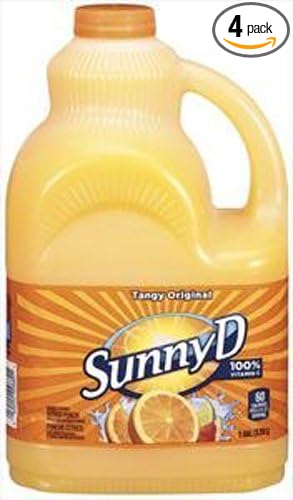 Sunny Delight Beverage Florida Style 128 Ounce (Pack of 4)