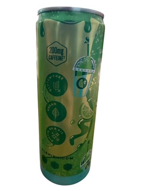 Energy Drinks Lime Slush Alani limited edition (4 Pack) 12 fl oz cans