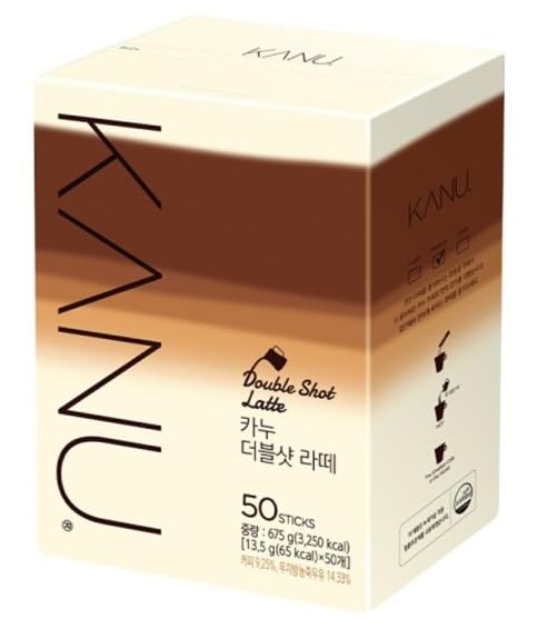 Kanu coffee Double Shot Latte 50 Sticks