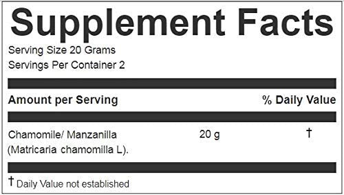 Hanan Peruvian Secrets Manzanilla Herbal Tea | 100% Natural Chamomile | 1.41oz / 40g Loose Leaf Bag | Aids in Digestion and Naturally Promotes Relaxation to Relieve Occasional Stress - 6 Pack