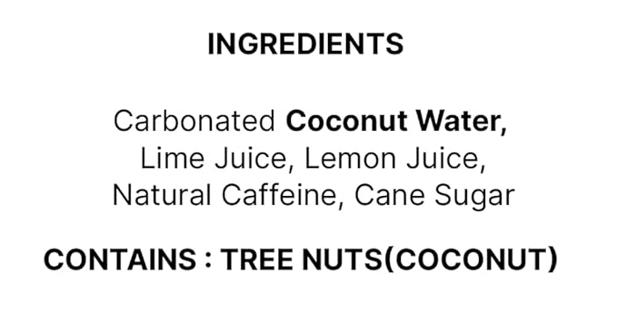 Flova Lemon Lime Energy Drink All Natural Electrolytes and Minerals from Coconut Water 4 Simple Easy to Pronounce Ingredients 99% Juice Pack of 12 Cans