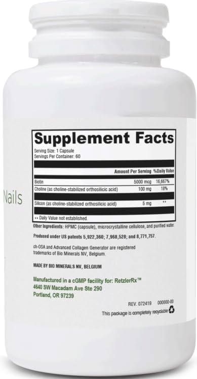Hair Skin and Nails Formula | Nourishment for Your Body's Beauty Proteins* | 60 Capsules | Clinically Proven ch-OSA* Advanced Collagen Generator*