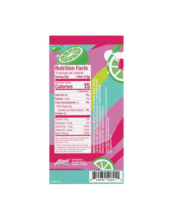 Alani Energy Drinks Mix Variety Pack (Pack of 30) | CHERRY TWIST Flavor | Sugar-Free Low-Calorie Energy Boost Drink | Product delivered exactly as depicted in the images