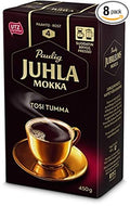 Paulig Juhla Mokka Tosi Tumma fine ground Coffee 8 Packs of 450g