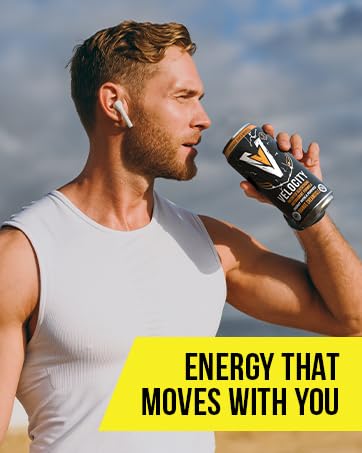 Velocity Iced Tea + Lemonade Energy Drink with Patented Glutathione Antioxidant Formula Non-Carbonated Zero Sugar Keto 12 Pack (16 oz Cans)