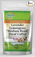 Lavender Lemongrass Medium Roast Decaf Coffee (Gourmet Naturally Flavored Whole Coffee Beans) (8 oz ZIN: 560805) - 3 Pack