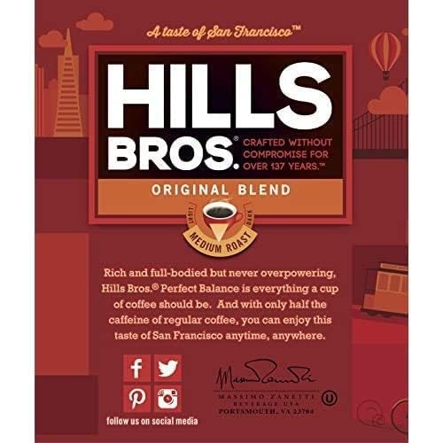 Hills Bros Original Blend Medium Roast Coffee 26 Ounce (Pack of 3)