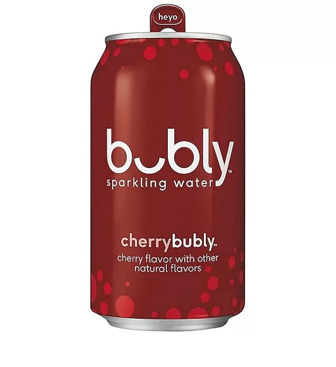 BEEQ- (Pack of) bubly Sparkling Water Berry Bliss Sampler 12 fl oz. Cans Multi Flavor Soft Drink Bundle | Assortment Soda Refrigerator Restock Kit of Soda (Variety 15 Pack)