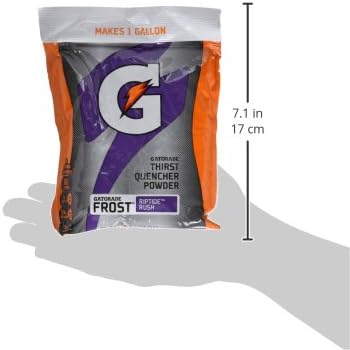 Gatorade Thirst Quencher Powder Riptide Rush 8.5oz Pouch Makes 1 Gallon/Pouch 40 Count