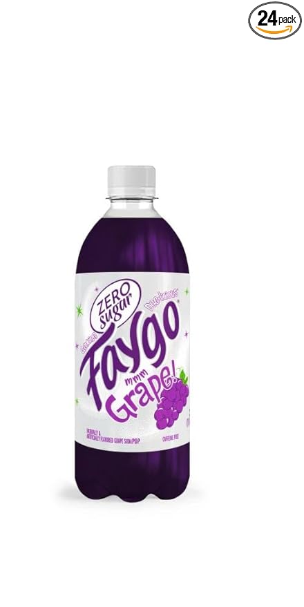Faygoo Diet Grape bottles (20 oz) 24 pack