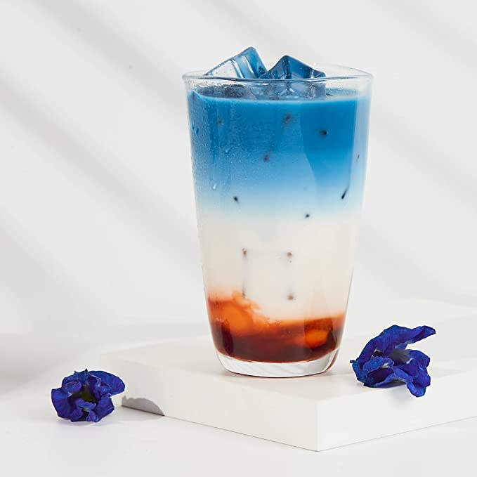 Butterfly pea Flowers Whole 2 lb. Dried Herb 100% by HUNCHAI