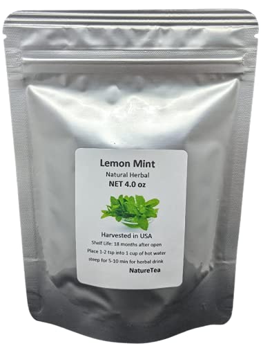 Lemon Mint Tea - Loose Leaf Herbal Tea - By Nature Tea (8 oz)