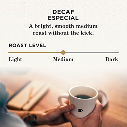 Peet's Coffee Medium Roast Decaf Keurig K-Cup Pods Decaffeinated Arabica Coffee - Decaf Especial 60 Count (6 Boxes of 10 K-Cup Pods)
