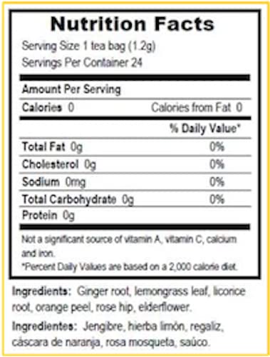 Tadin Moringa Herbal Tea Caffeine Free 24 Tea Bags Per Box Pack of 6 Boxes Total