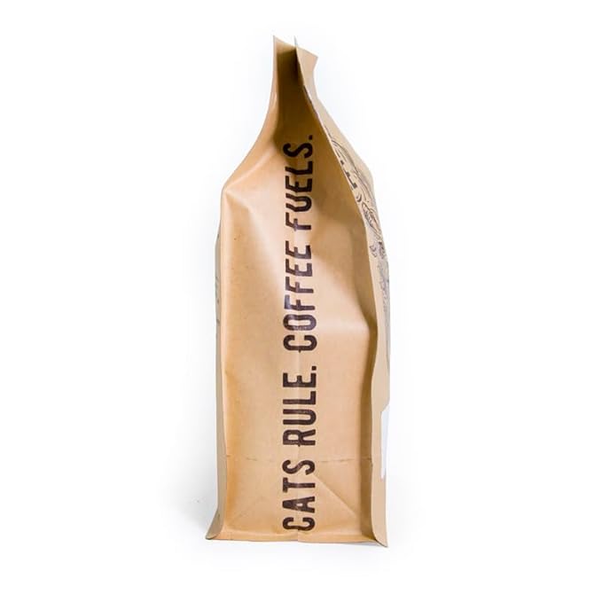 Kitty Town Coffee: Robust Roy Medium Roast Coffee From Brazil &amp Costa Rica 2lb (32oz) Whole Bean