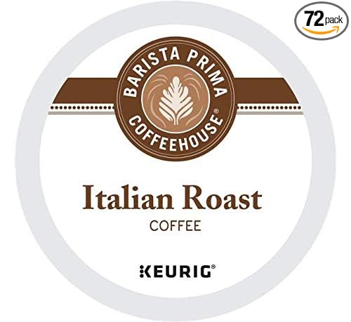 BARISTA PRIMA ITALIAN ROAST K CUP COFFEE 72 COUNT