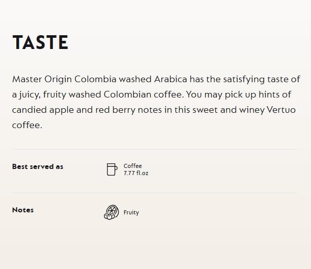 Master Origin Assortment of Coffee Pods Capsules (20 Pods Colombia)