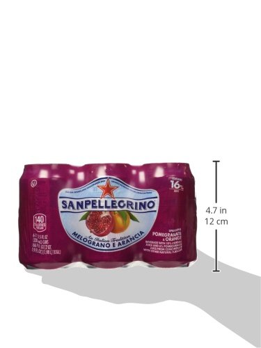 San Pellegrino Melograno E Arancia (Pomegranate &amp Orange) 11.15 Fl Oz 12 Pack