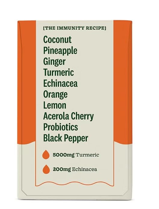 Organic Immunity Defense Shot Ginger and Turmeric Wellness Shot 8 pk./2 fl. oz.