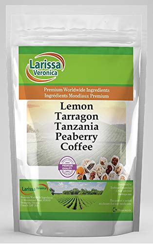 Lemon Tarragon Tanzania Peaberry Coffee (Gourmet Naturally Flavored Whole Coffee Beans) (16 oz ZIN: 566082)