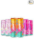 Alani Cotton Candy Orange Kiss &amp Pink Slush Variety Pack (Pack of 6) | Limited Edition Variety Pack | Sugar-Free Low-Calorie 200mg Caffeine Energy Boost Drink 12 fl oz