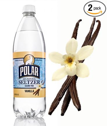 Polar Beverages Seltzer - Vanilla - Case of 12 - 33.8 fl oz