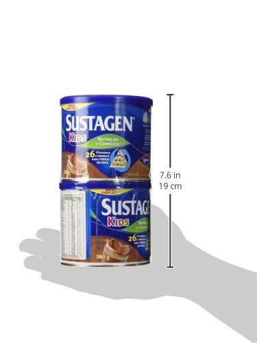 Sustagen Kids 380g Instant Chocolate Drink Mix (Pack of 2)