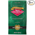 Red Diamond Decaffeinated Ground Coffee 11oz Bag 3 - Pack