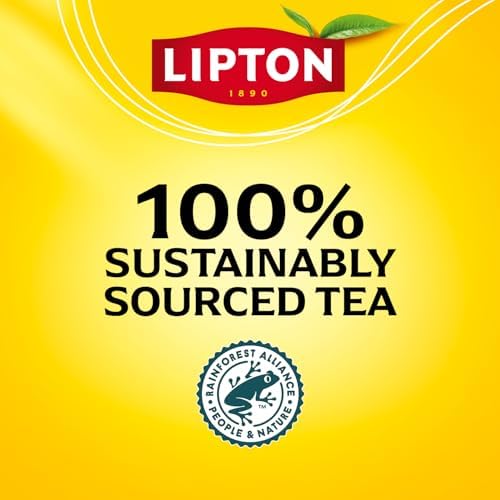 Lipton English Breakfast Tea Bags Flavored Teabags 120 Total Bags (20ct - Pack of 6)