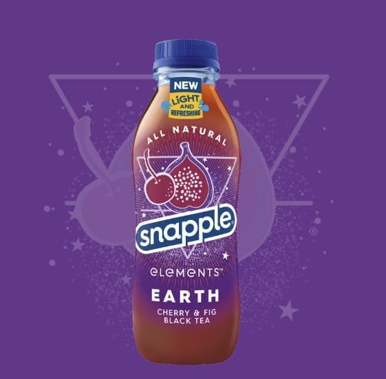 variety elements 5 Different Flavors Orange &amp Nectarine Cherry &amp Fig Black Tea Pear Peach White Tea Dragon Fruit Agav Tactus 16 fl oz recycled plastic bottle Pack of 17