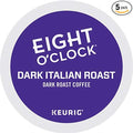 Eight O Clock Dark Italian Roast Single-Serve Keurig K-Cup Pods Dark Roast Coffee 120 Count (5 Boxes of 24 Pods)