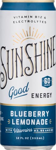 Sunshine Beverages LLC Good Energy Drink Blueberry Lemonade 12 Fl Oz