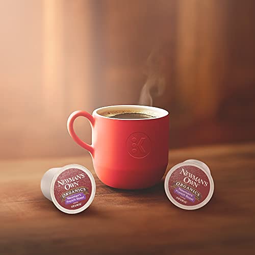 Newman's Own Organics French Roast Keurig Single-Serve K-Cup Pods Dark Roast Coffee 72 Count