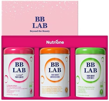 BB LAB Gift Set Low Molecular Korean Collagen Powder Stick Supplement Korean Marine Collagen Fish Collagen Peptides Vitamin C Glycine Fast Absorption