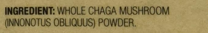 Sayan Siberian Pure Raw Coarse Chaga Powder 4 Oz / 113g – Premium Wild Forest Harvested Super Antioxidant Tea – Supports Immune System and Digestive Health – Focus Energy Clarity Wellness - Non-GMO