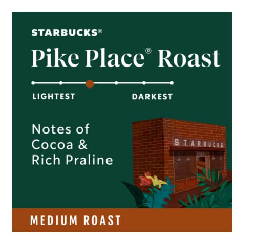 Starbucks Coffee K-Cup Pods Pike Place72 Count(Pack of 1)