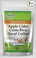 Apple Cider Costa Rica Decaf Coffee (Gourmet Naturally Flavored Whole Coffee Beans) (8 oz ZIN: 546681) - 3 Pack