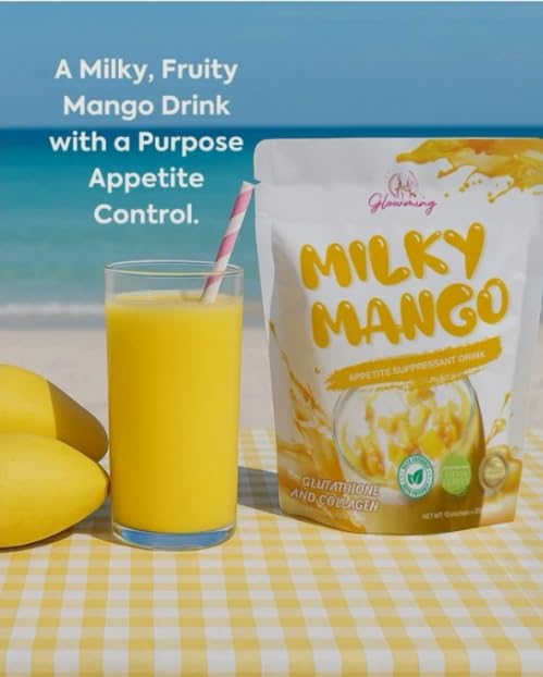 Cris Cosmetics Milky Mango Glutathione and Collagen Drink 10 Sachets