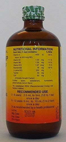 Cherifer Syrup with Chlorella Growth Factor Taurin &amp Lysine