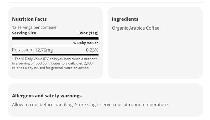 Generic CAFE Olé Organics by H‑E‑B Medium Roast Breakfast Blend Coffee Single Serve Cups 12 ct 2 Boxes