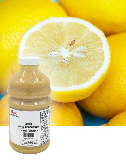 Nature Blessed 100% Pure Lemon Concentrate - 1 Quart (1/32 fl oz bottle) Applications: Home Wine Making Brewing Distilling Smoothies