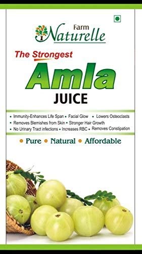 Strong Amla/Gooseberry Herbal Juice - 100 % Natural 400 ML X 2