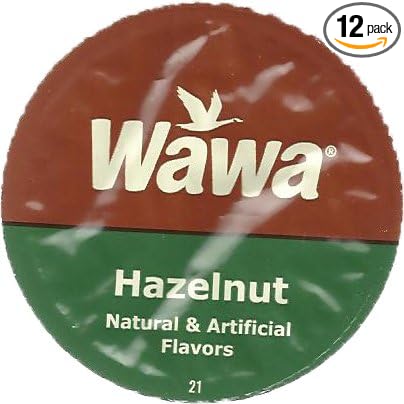 Wawa Single Cup Coffee K-Cups for Keurig Brewers - 12 Count (Hazelnut)