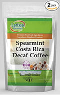 Spearmint Costa Rica Decaf Coffee (Gourmet Naturally Flavored Whole Coffee Beans) (16 oz ZIN: 557811) - 2 Pack