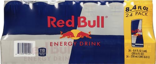 Red Bull Energy Drink | 8.4 Fl Oz | 24 Cans | Pack of 2